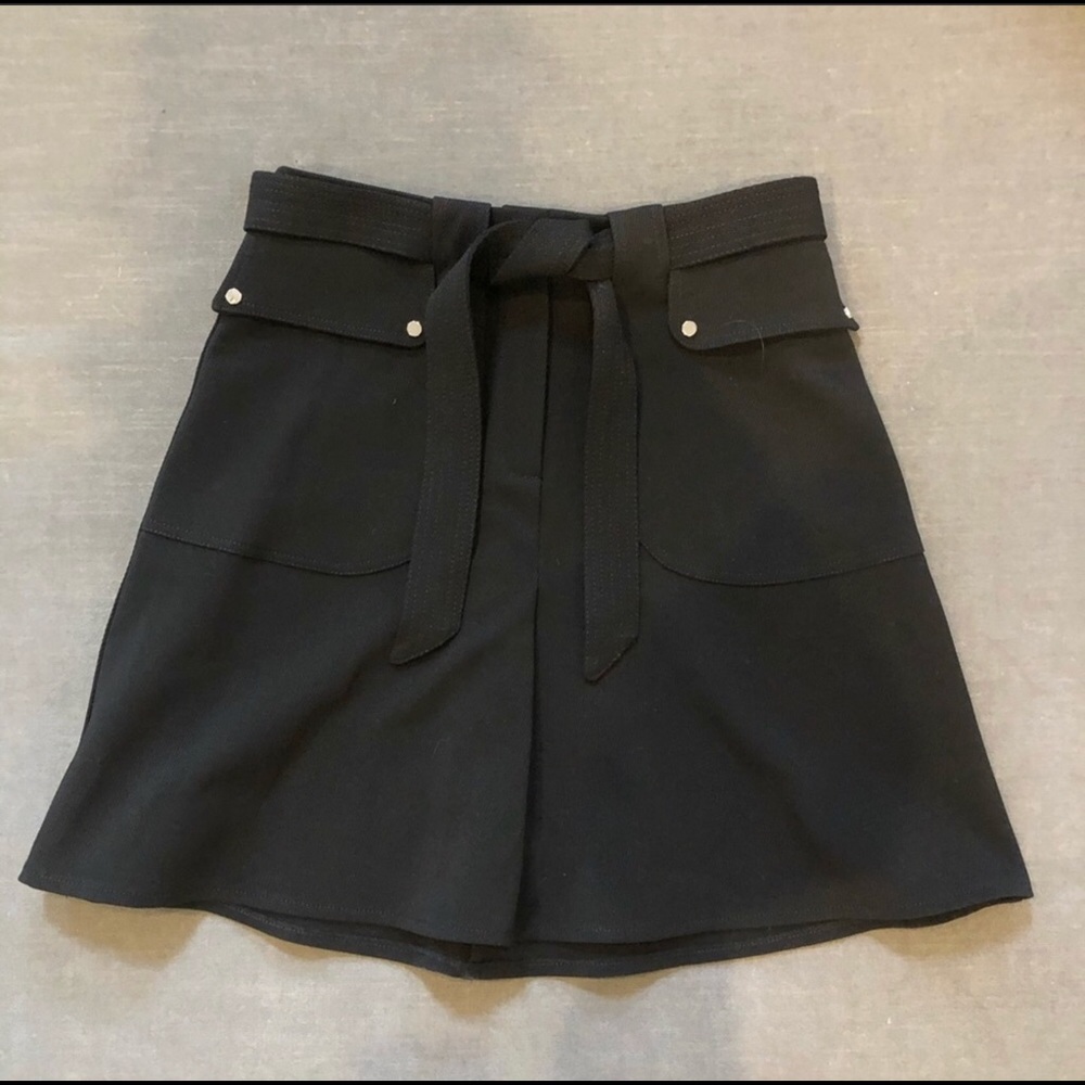 Maje Crepe Mini Skirt